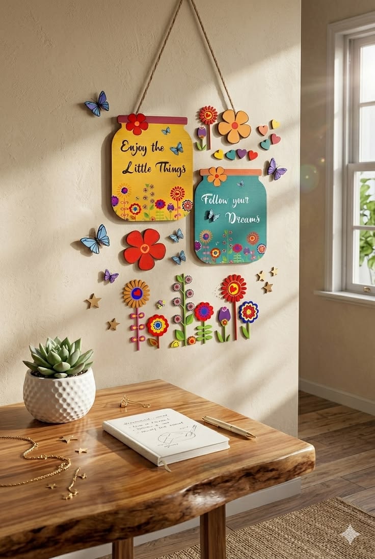 Joy Jar Wall Hanging